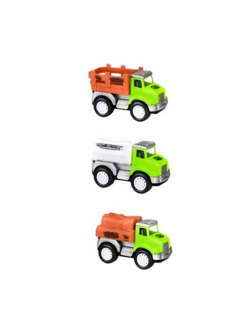 Camion Carro Granja Juguete Didactico X 3 Unidades
