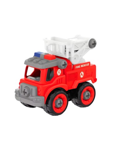 Camion Carro Bomberos Armable Juguete Didactico X 3 Unidades
