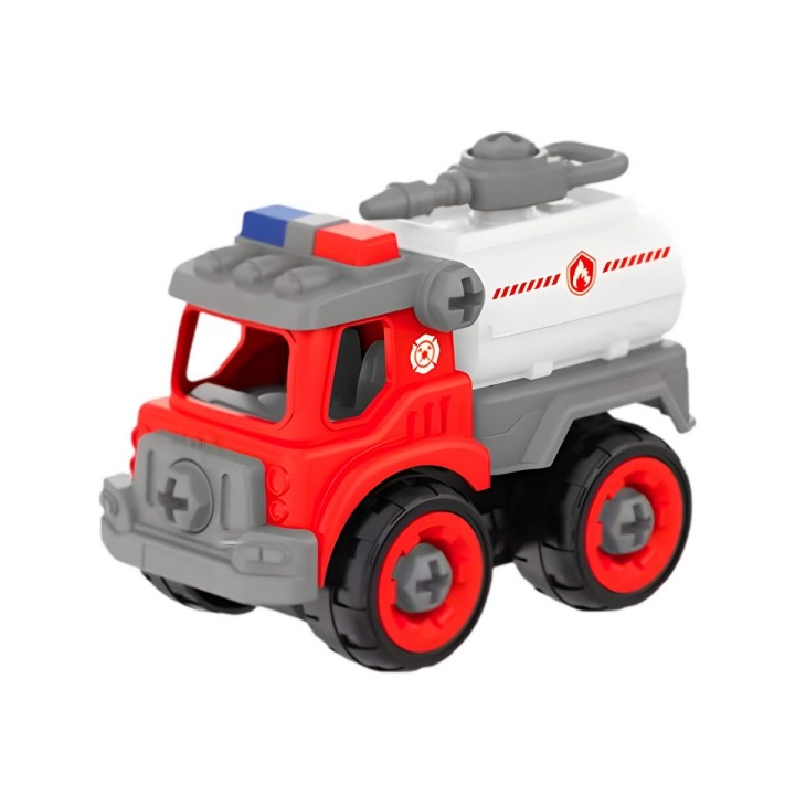 Camion Carro Bomberos Armable Juguete Didactico X 3 Unidades