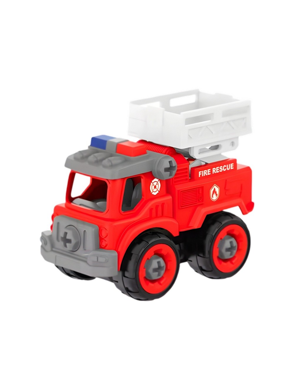 Camion Carro Bomberos Armable Juguete Didactico X 3 Unidades