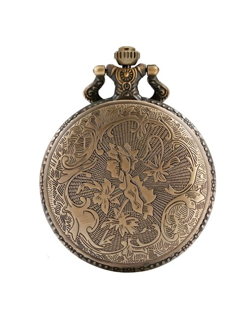 Reloj Bolsillo Vintage Camballo Simbolo De Poder + Estuche