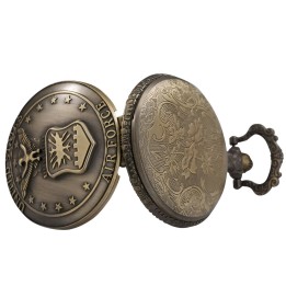 Reloj Bolsillo Vintage Fuerza Aerea Air Force + Estuche
