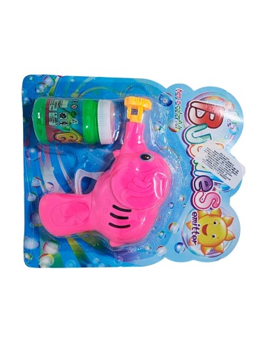 Pistola Burbujera Elefante Con Liquido Burbujero Juguete
