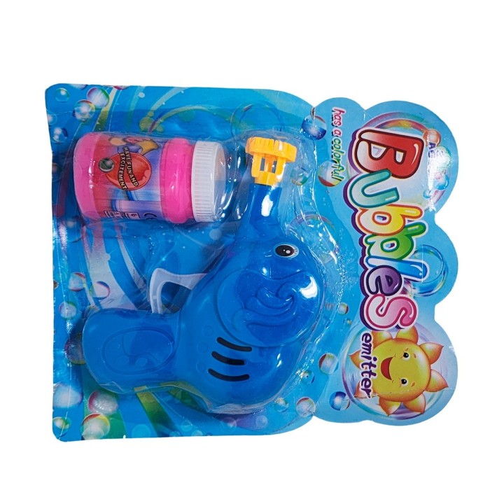 Pistola Burbujera Elefante Con Liquido Burbujero Juguete