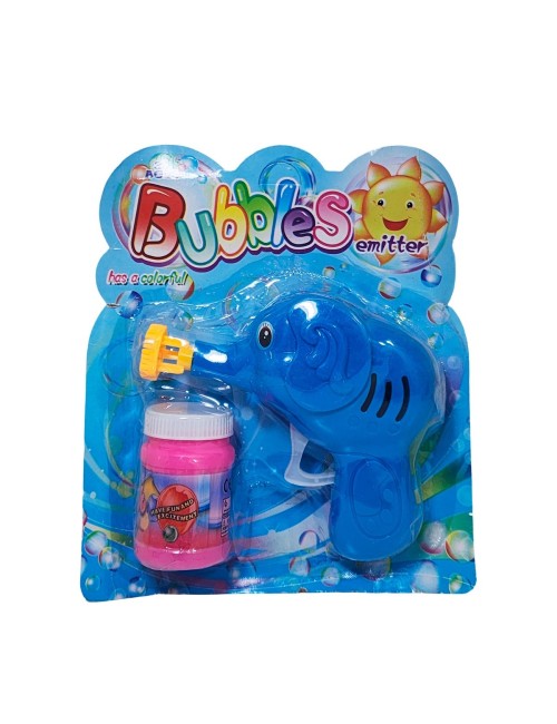 Pistola Burbujera Elefante Con Liquido Burbujero Juguete