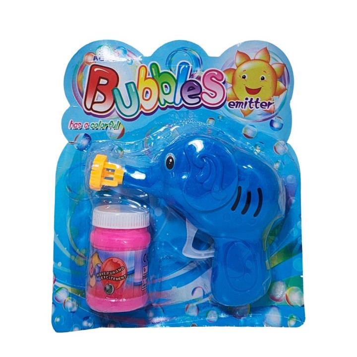 Pistola Burbujera Elefante Con Liquido Burbujero Juguete