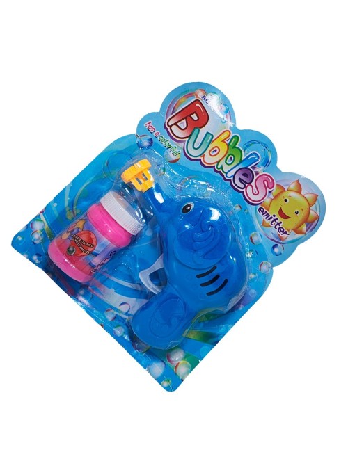 Pistola Burbujera Elefante Con Liquido Burbujero Juguete