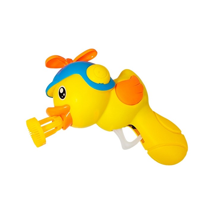 Pistola Burbujera Pato Patico Con Liquido Burbujero Juguete