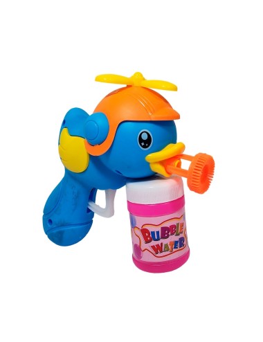 Pistola Burbujera Pato Patico Con Liquido Burbujero Juguete