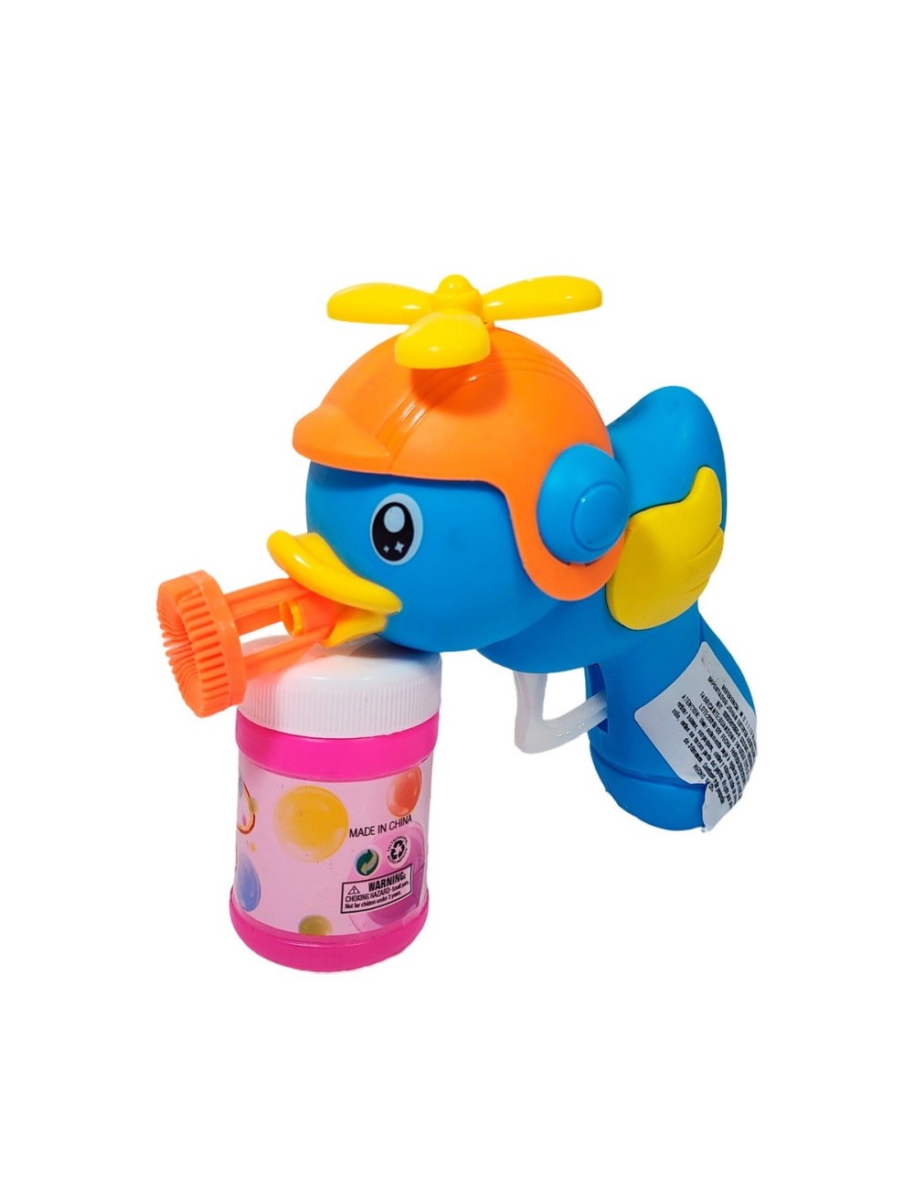 Pistola Burbujera Pato Patico Con Liquido Burbujero Juguete