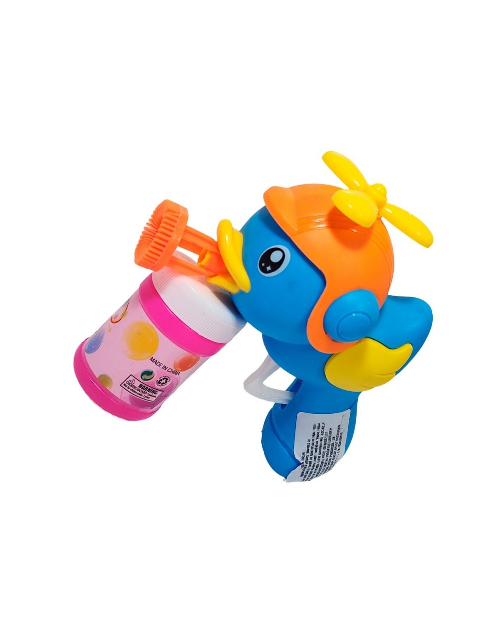 Pistola Burbujera Pato Patico Con Liquido Burbujero Juguete