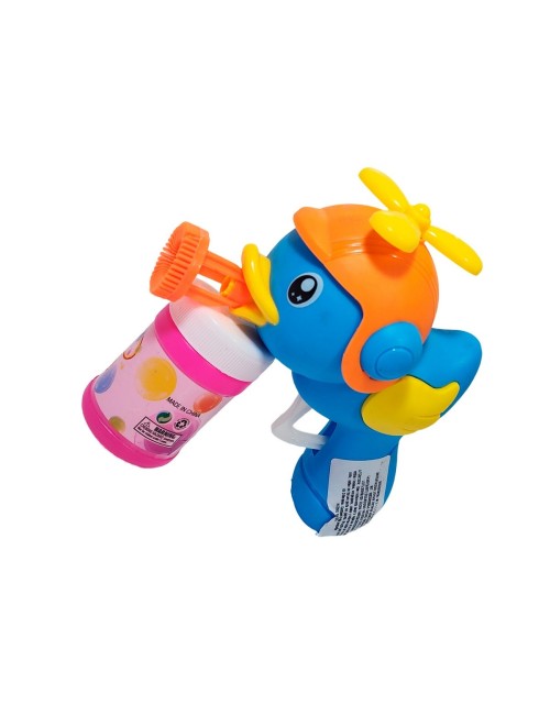 Pistola Burbujera Pato Patico Con Liquido Burbujero Juguete