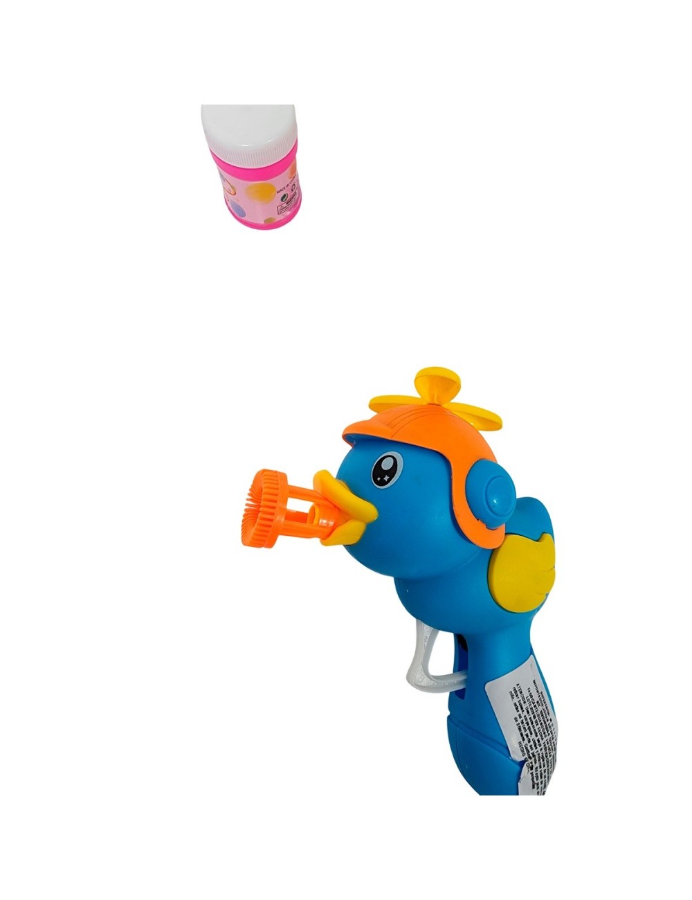 Pistola Burbujera Pato Patico Con Liquido Burbujero Juguete