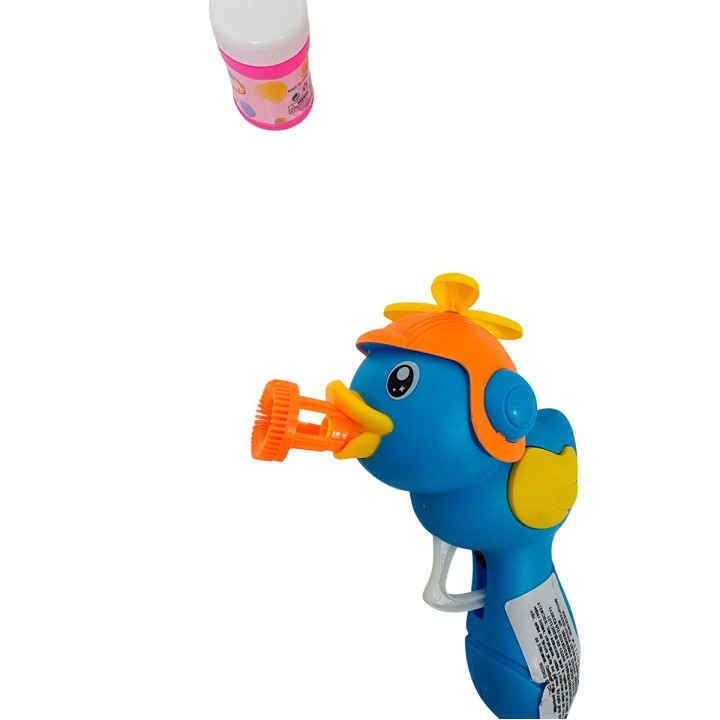 Pistola Burbujera Pato Patico Con Liquido Burbujero Juguete