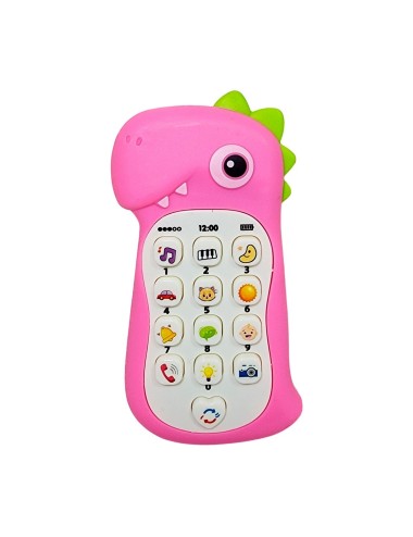 Telefono Dinosaurio Juguete Interactivo Niños + Baterias