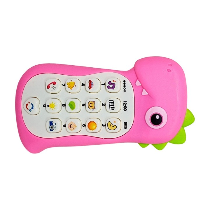 Telefono Dinosaurio Juguete Interactivo Niños + Baterias