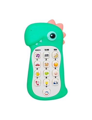 Telefono Dinosaurio Juguete Interactivo Niños + Baterias