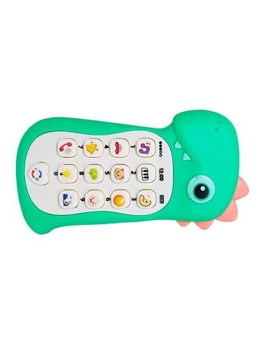 Telefono Dinosaurio Juguete Interactivo Niños + Baterias