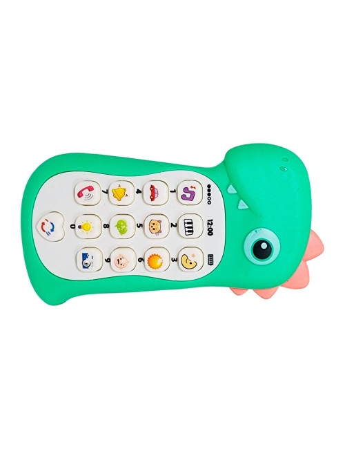 Telefono Dinosaurio Juguete Interactivo Niños + Baterias