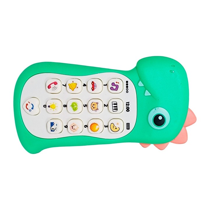 Telefono Dinosaurio Juguete Interactivo Niños + Baterias