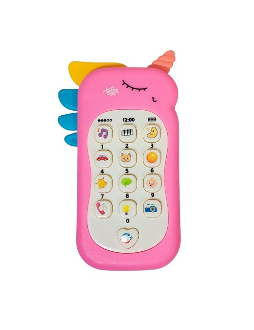 Telefono Unicornio Pony Juguete Interactivo Niños + Baterias