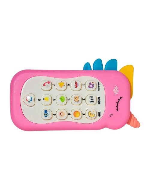 Telefono Unicornio Pony Juguete Interactivo Niños + Baterias