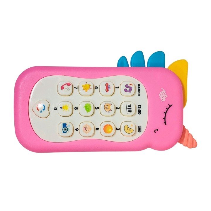 Telefono Unicornio Pony Juguete Interactivo Niños + Baterias