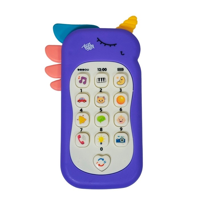 Telefono Unicornio Pony Juguete Interactivo Niños + Baterias