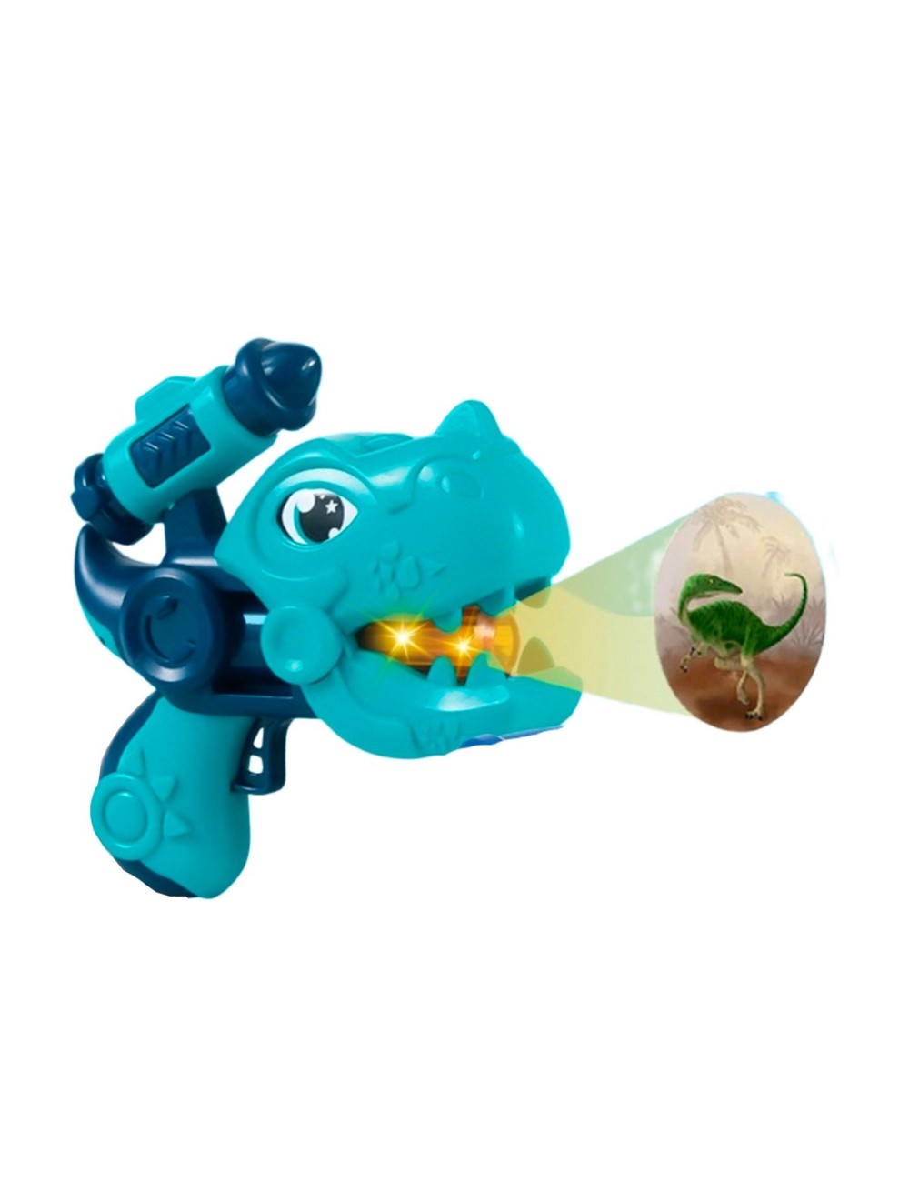 Pistola Dinosaurio Rex Proyectora Figura X 4 Unidades