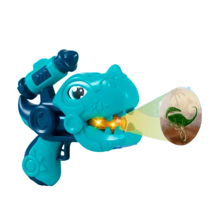 Pistola Dinosaurio Rex Proyectora Figura X 4 Unidades