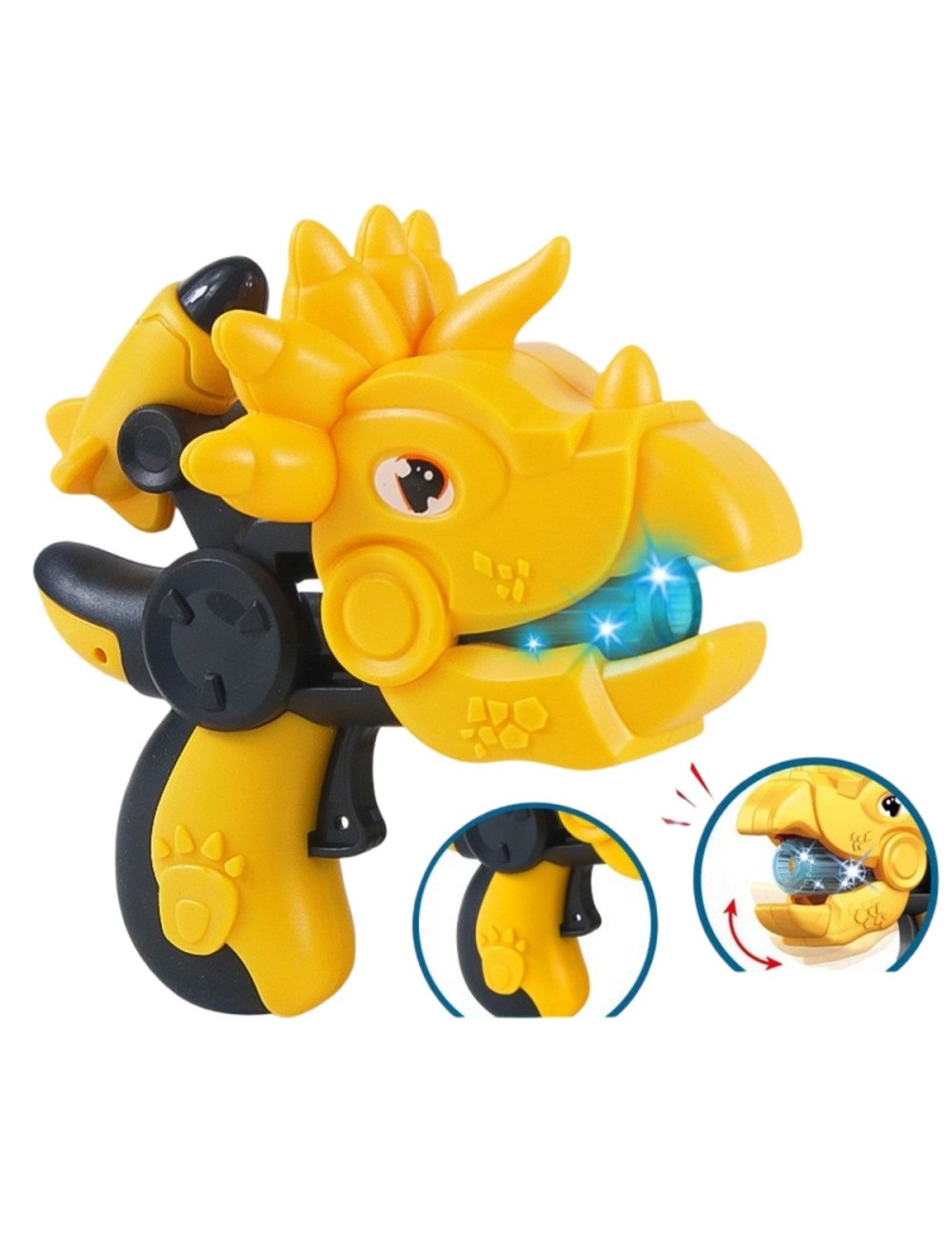 Pistola Dinosaurio Rex Proyectora Figura X 4 Unidades