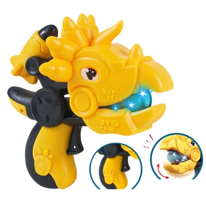 Pistola Dinosaurio Rex Proyectora Figura X 4 Unidades