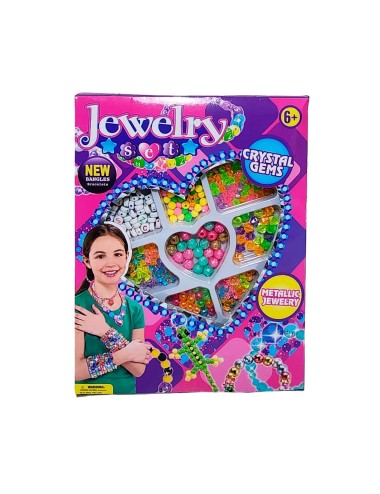 Set Kit Para Hacer Pulseras Pedreria Juguete Interactivo