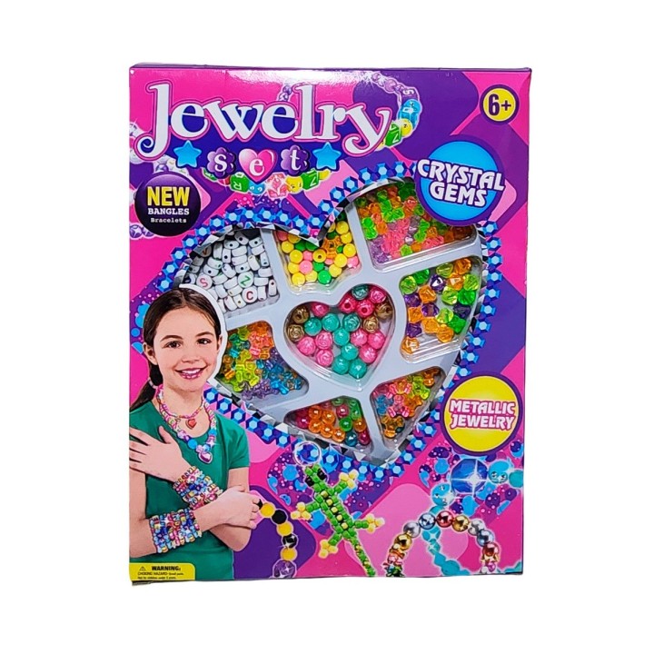 Set Kit Para Hacer Pulseras Pedreria Juguete Interactivo