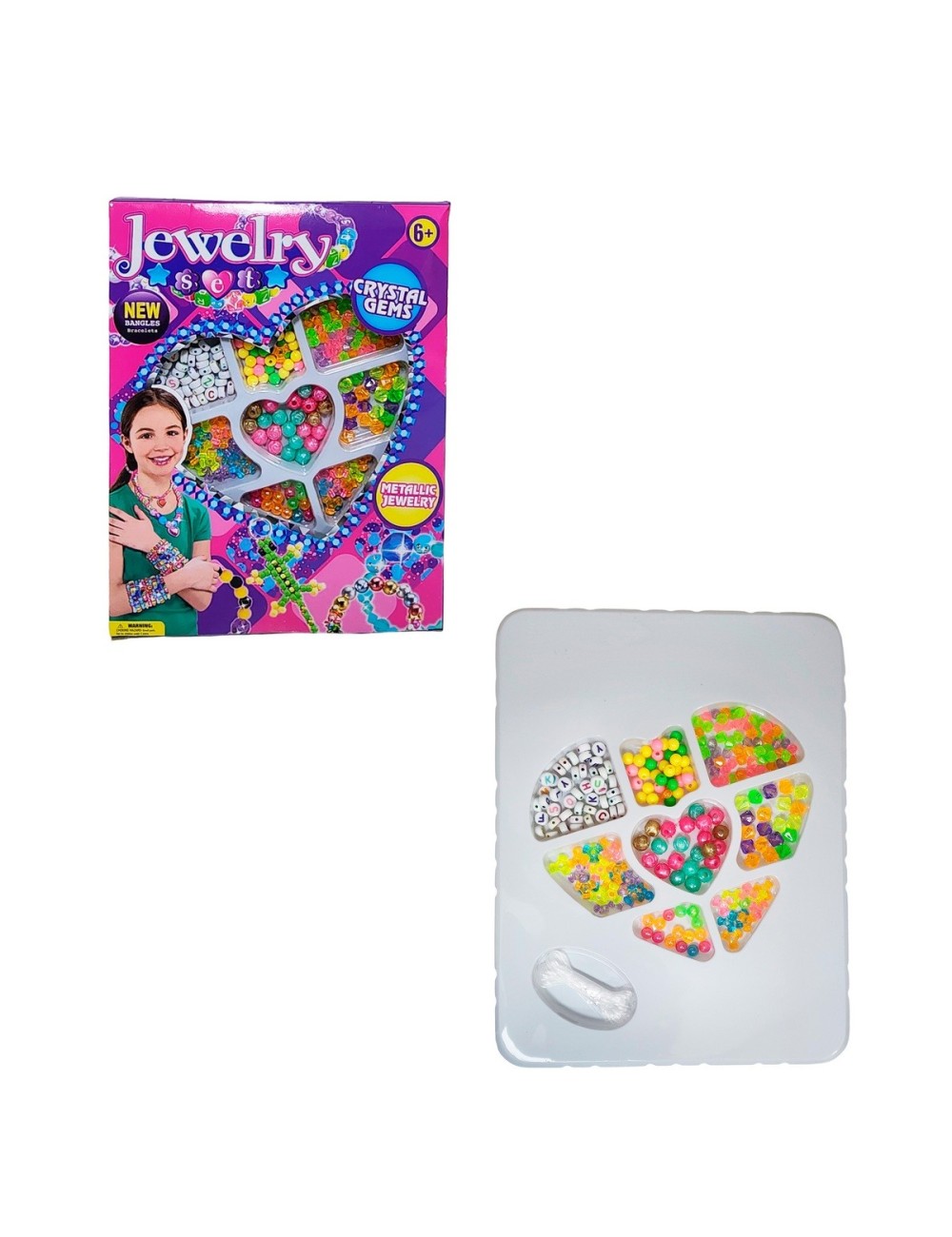 Set Kit Para Hacer Pulseras Pedreria Juguete Interactivo