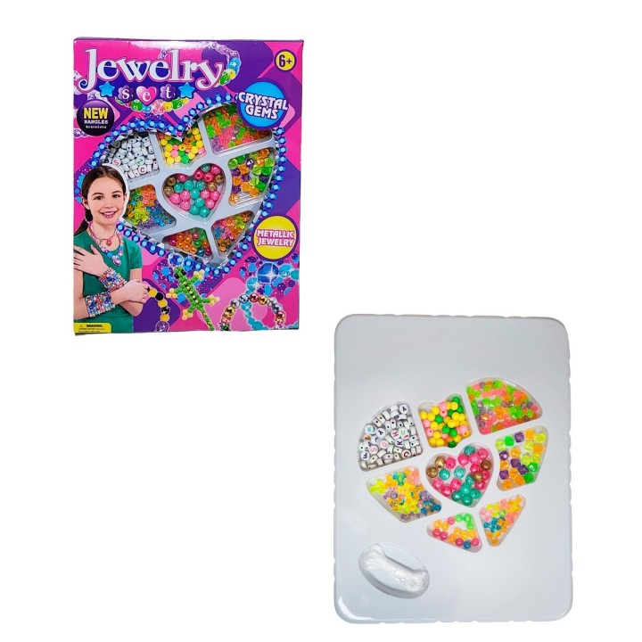 Set Kit Para Hacer Pulseras Pedreria Juguete Interactivo