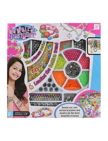 Set Kit Para Hacer Pulseras Pedreria Figuras Letras Juguete