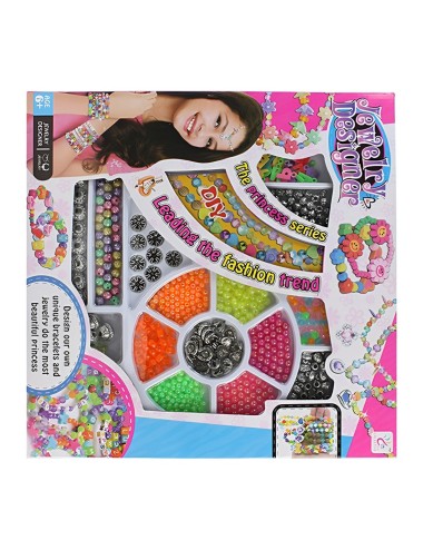 Set Kit Para Hacer Pulseras Pedreria Figuras Letras Juguete