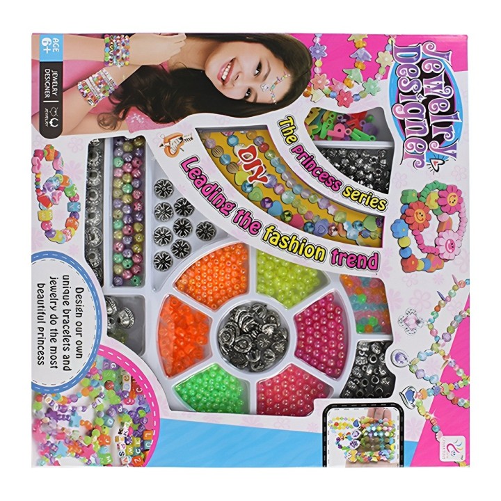Set Kit Para Hacer Pulseras Pedreria Figuras Letras Juguete