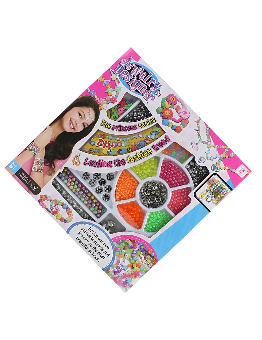 Set Kit Para Hacer Pulseras Pedreria Figuras Letras Juguete