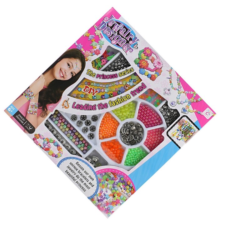 Set Kit Para Hacer Pulseras Pedreria Figuras Letras Juguete