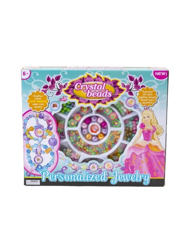 Set Kit Para Hacer Botella Pulseras Pedreria Figuras Juguete