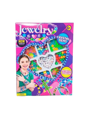 Set Kit Para Hacer Pulseras Letras Juguete Interactivo Niñas