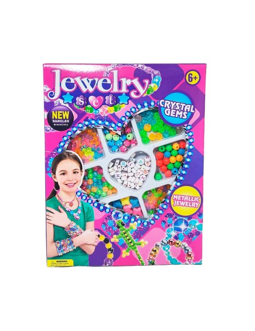 Set Kit Para Hacer Pulseras Letras Juguete Interactivo Niñas