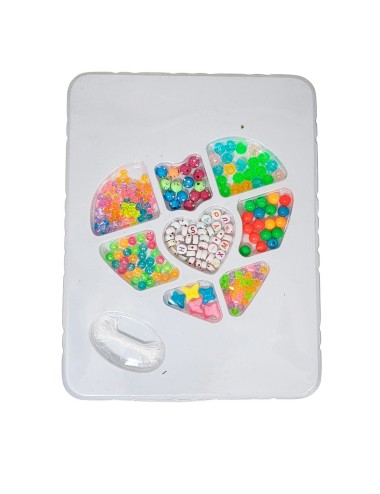 Set Kit Para Hacer Pulseras Letras Juguete Interactivo Niñas