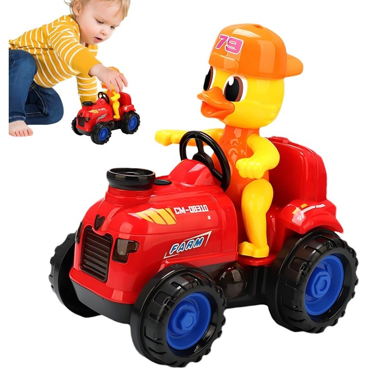 Pato Robot Tractor Movimiento Juguete Interactivo + Baterias