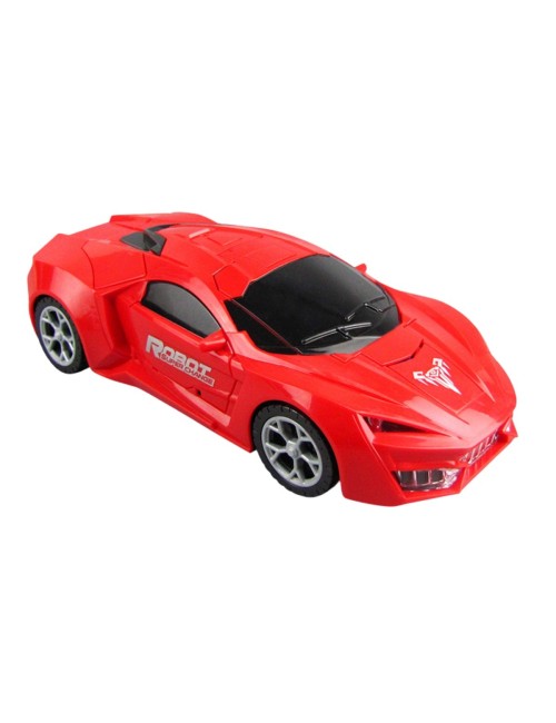 Carro Deportivo Transformers Robot Juguete 2 En 1 + Baterias