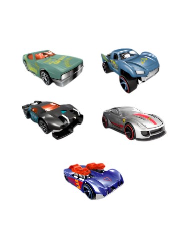 Carro Coleccionable Deportivo De Carrera Metalico X 5 Unidad