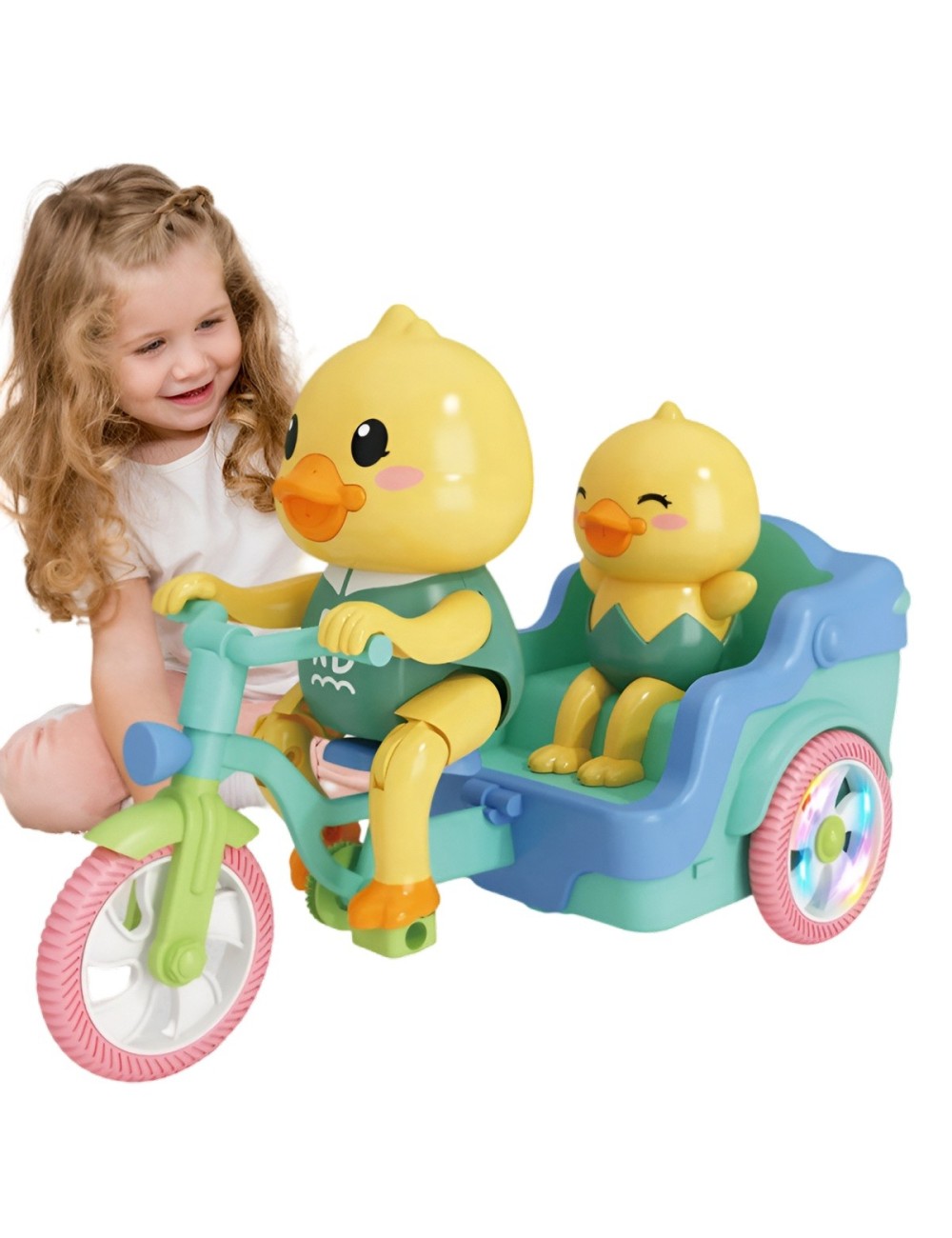 Pato Robot Juguete Bicicleta Triciclo Interactivo + Baterias