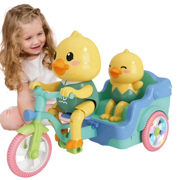 Pato Robot Juguete Bicicleta Triciclo Interactivo + Baterias